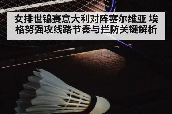 女排世锦赛意大利对阵塞尔维亚 埃格努强攻线路节奏与拦防关键解析